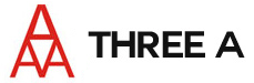 Логотип (эмблема, знак) шин марки THREE-A «Три-А»